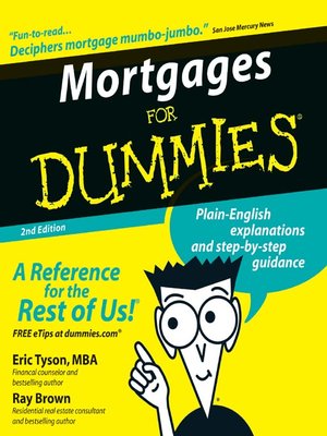 cover image of Mortgages for Dummies&#174;